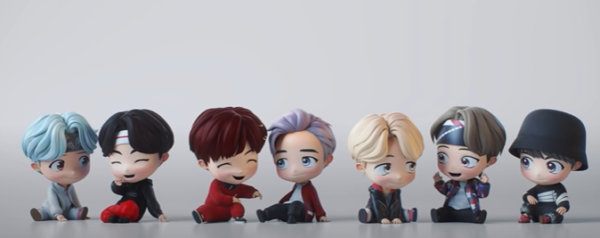 BTS(防弾少年団)がモデルのキャラクターなタイニータン誰がどれなの?見分け方など情報まとめ!