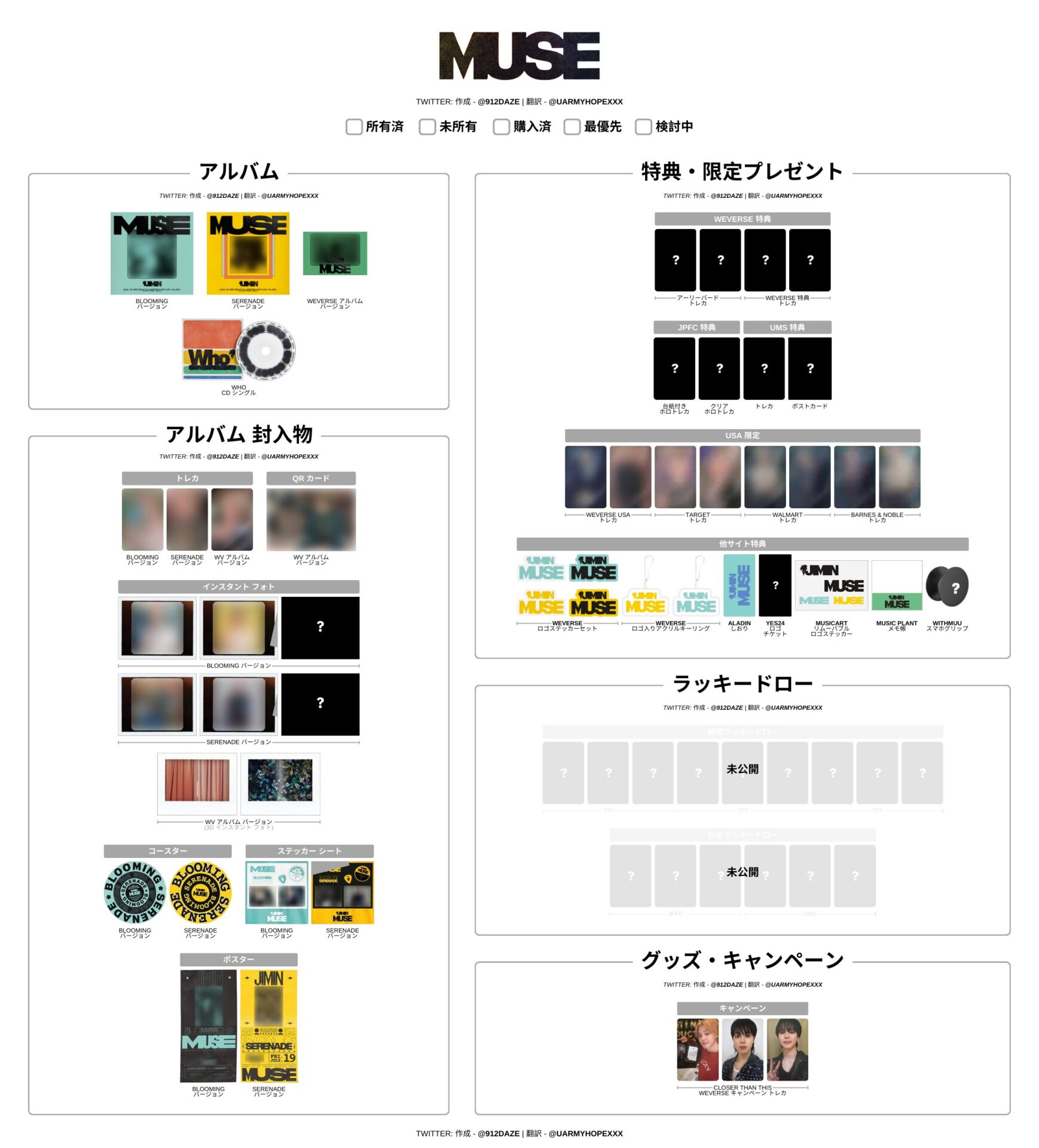 BTS(防弾少年団)ジミンのソロアルバムについて！収録曲や特典も紹介！
