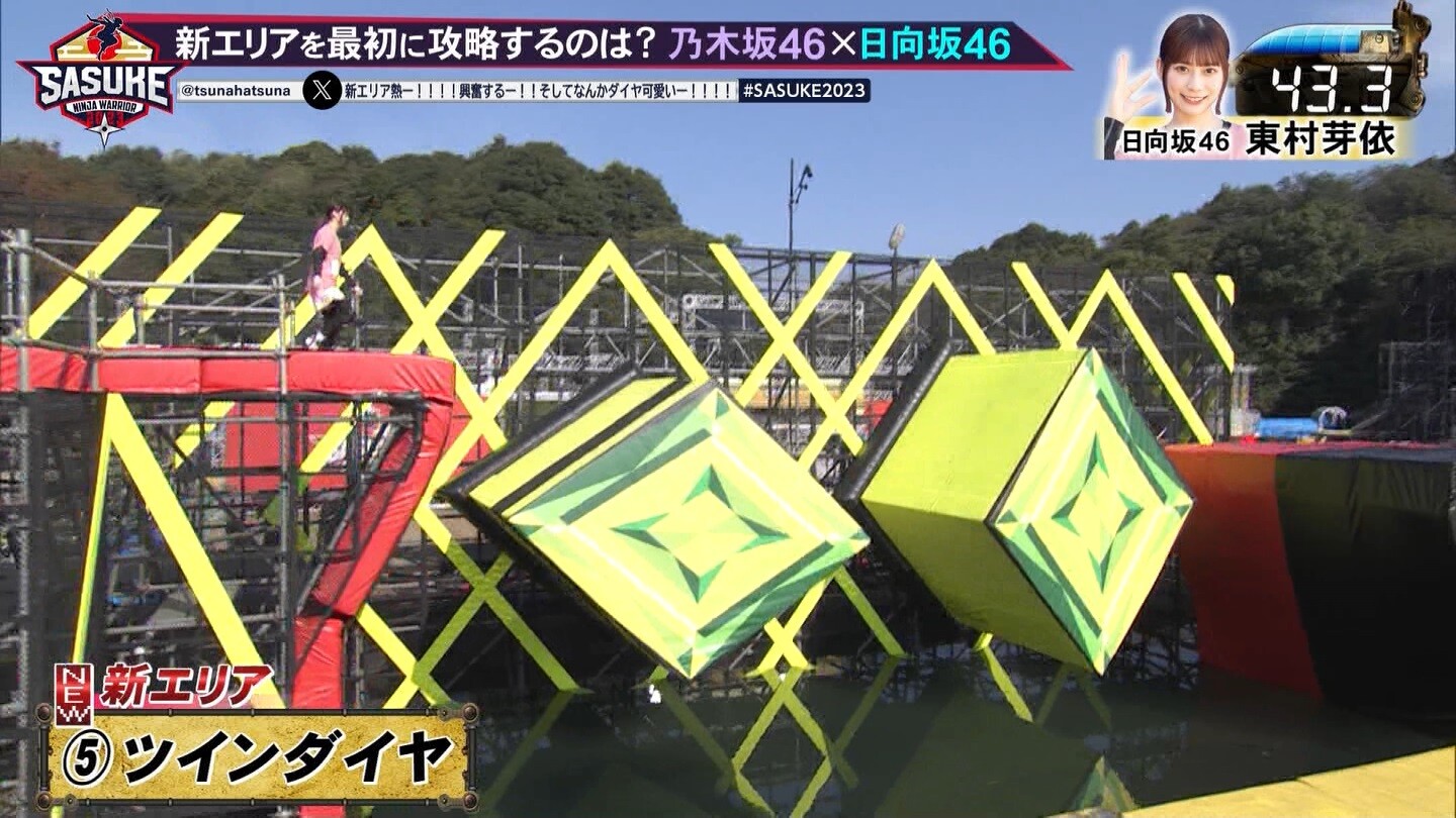 日向坂46の東村芽依は運動お化け！女性でsasukeに参加して結果もお見事！？