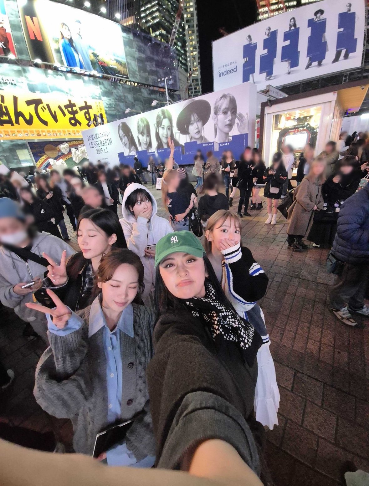 LE SSERAFIMが渋谷に降臨!?公式Xを見たファンの反応を調べてみた!