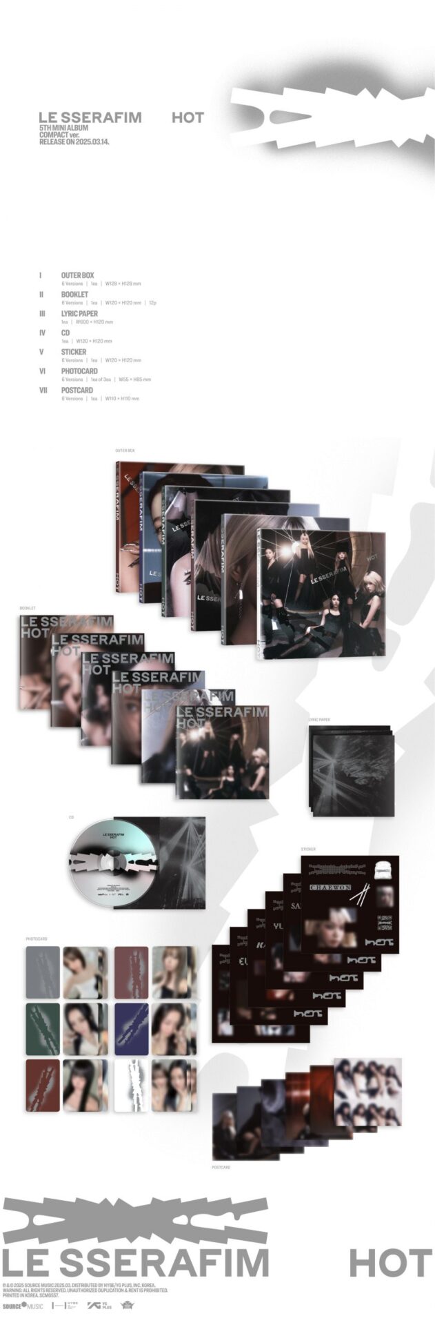 LE SSERAFIMが5thミニアルバム『HOT』のトラックリストを公開!ファンの反応を調べてみた!