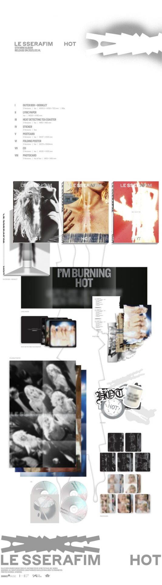 LE SSERAFIMが5thミニアルバム『HOT』のトラックリストを公開!ファンの反応を調べてみた!