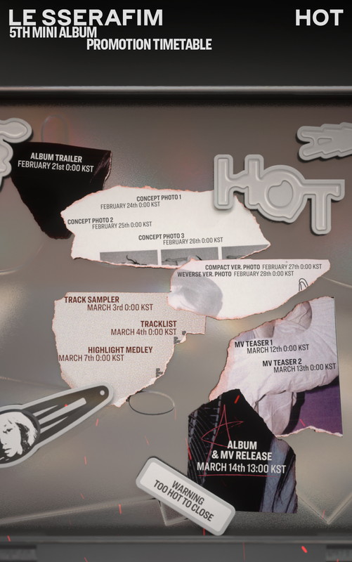 LE SSERAFIMが5thミニアルバム『HOT』のトラックリストを公開!ファンの反応を調べてみた!