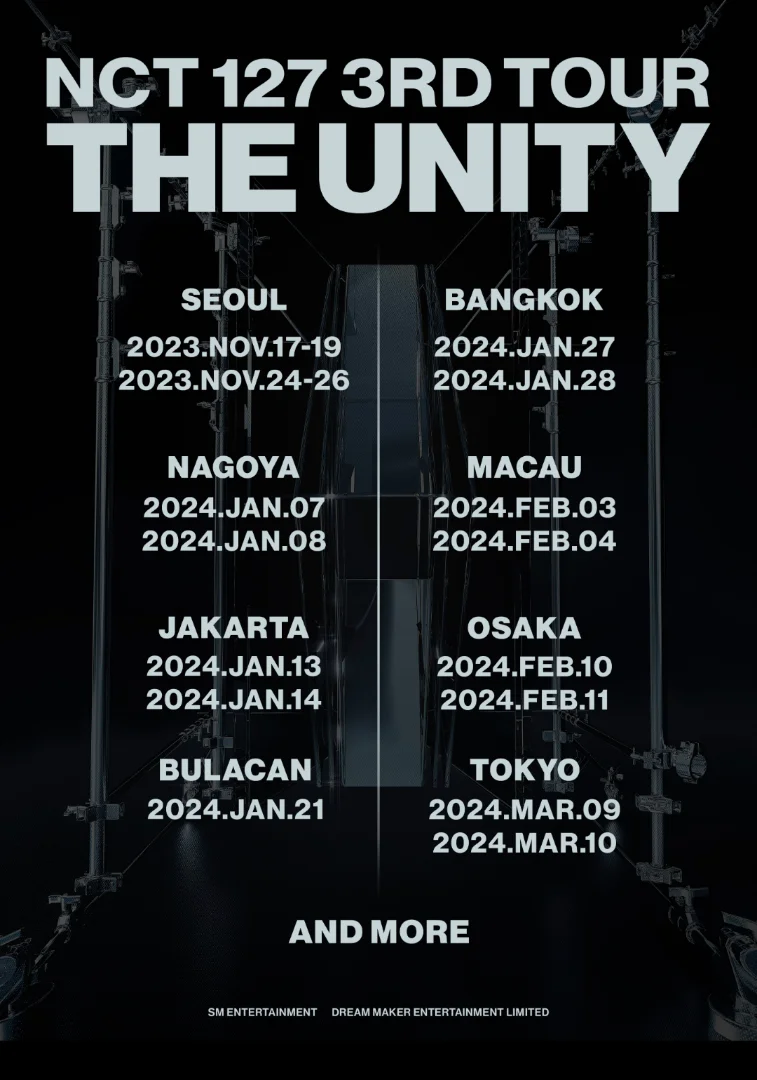 NCT 127のワールドツアー2023について！日本公演の日程や会場は？