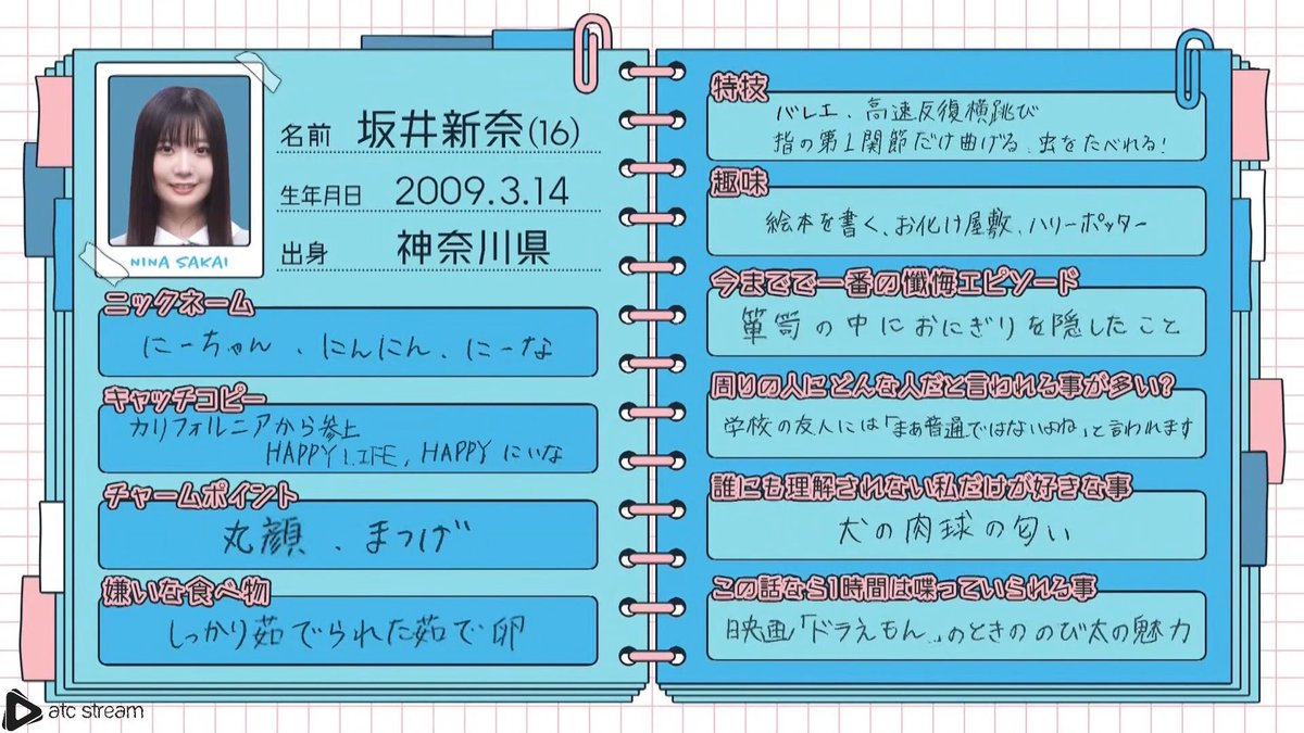 日向坂46の5期生の坂井新奈は神奈川県出身の最年少で笑顔が可愛い！ファンの反応は？