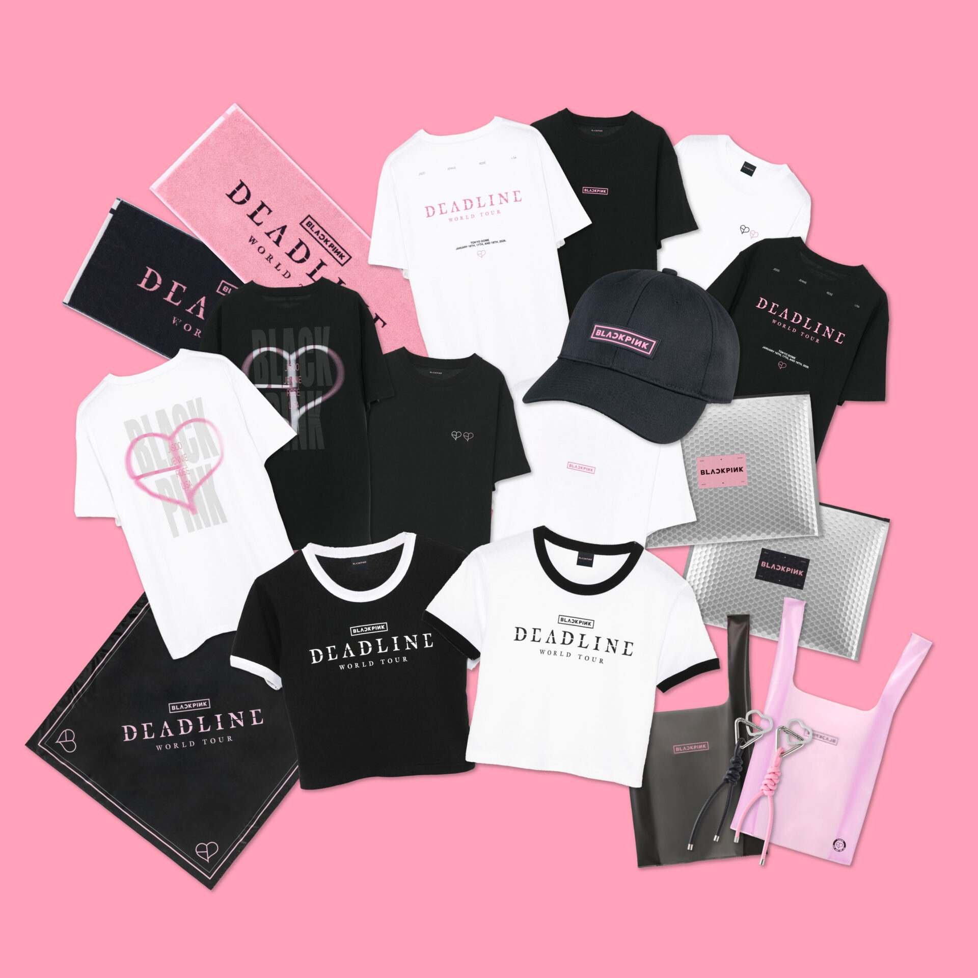 BLACKPINKのポップアップが東京・大阪で開催！どんなアイテムが販売されるか調べてみた！