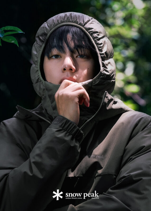 BTS(防弾少年団)のVが「SnowPeak APPAREL」の新モデルに！予告映像も公開！