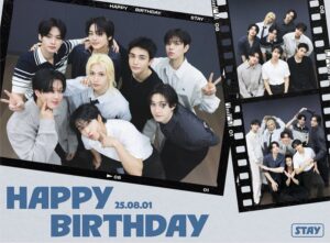 Stray Kidsが8/1にファンクラブの誕生日を記念してスペシャル動画を公開、記念ライブ配信も！
