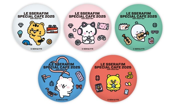 LE SSERAFIMが日本3都市でスペシャルカフェを期間限定でオープン！その内容は？