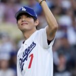 BTS(防弾少年団)のVがドジャースタジアムで始球式!大谷翔平と対面も!