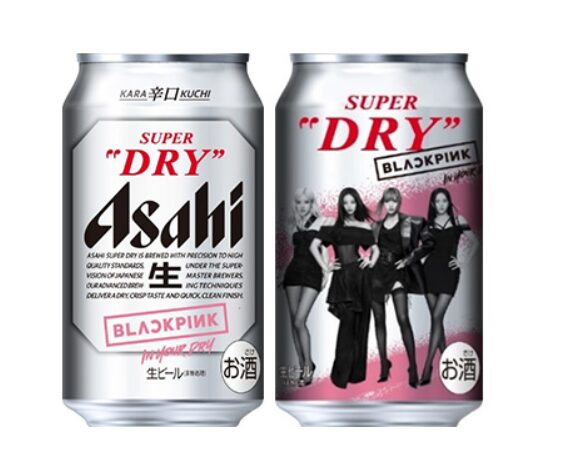 BLACKPINKがデザインされた「アサヒスーパードライ」が限定発売！メンバーソロ缶も販売予定！
