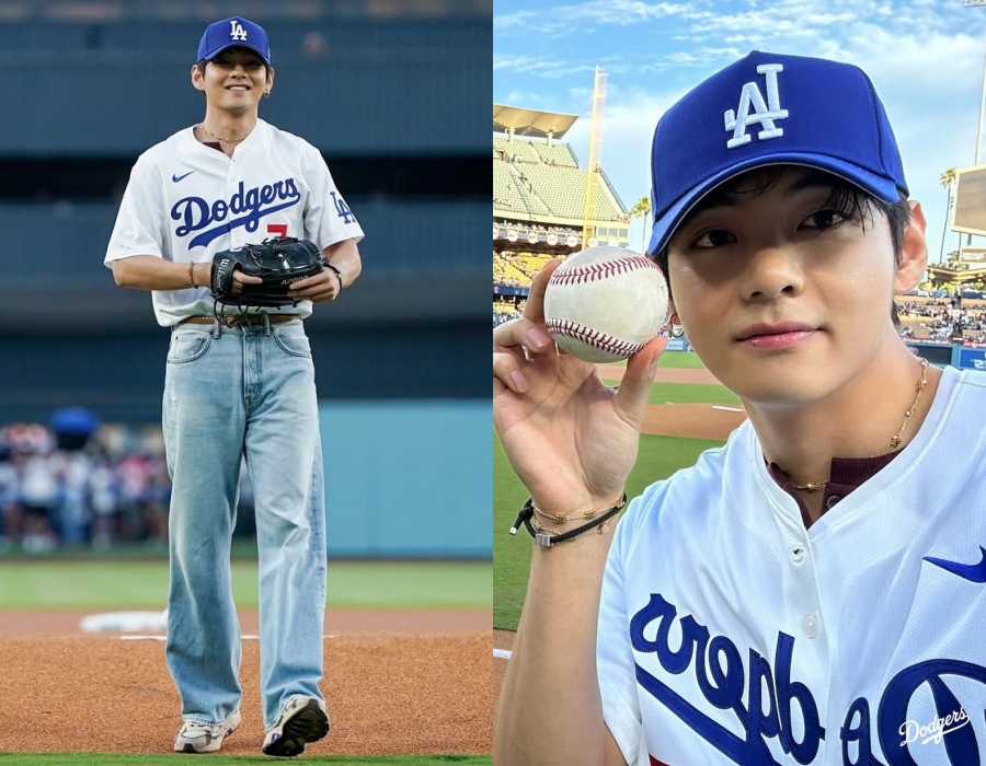 LE SSERAFIMのサクラとウンチェがドジャースを訪問！山本由伸と３ショットも！