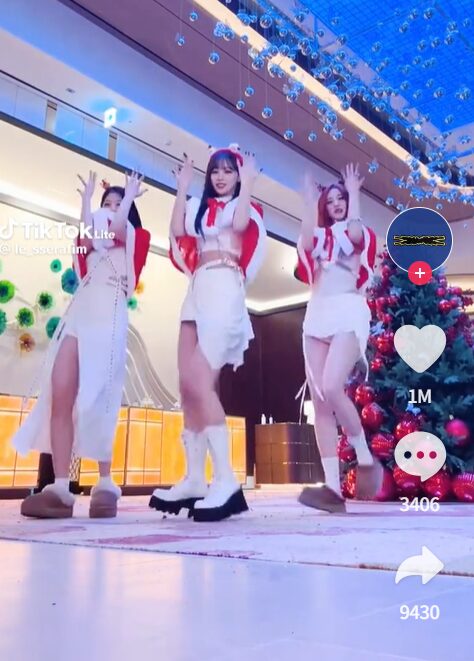 LE SSERAFIMのユンジンとカズハがソウルの初雪の銀世界でのショート動画を公開！ファンの反応は？