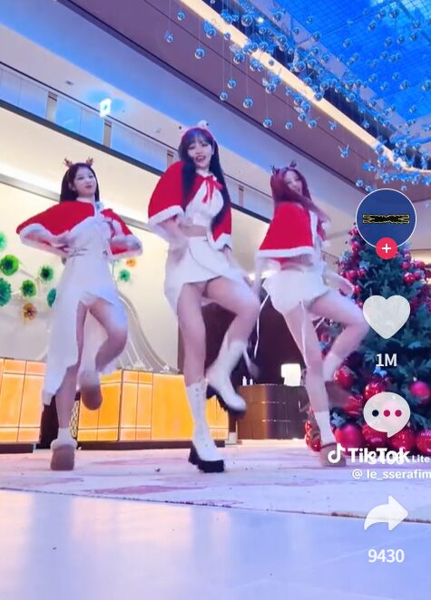 LE SSERAFIMのユンジンとカズハがソウルの初雪の銀世界でのショート動画を公開！ファンの反応は？