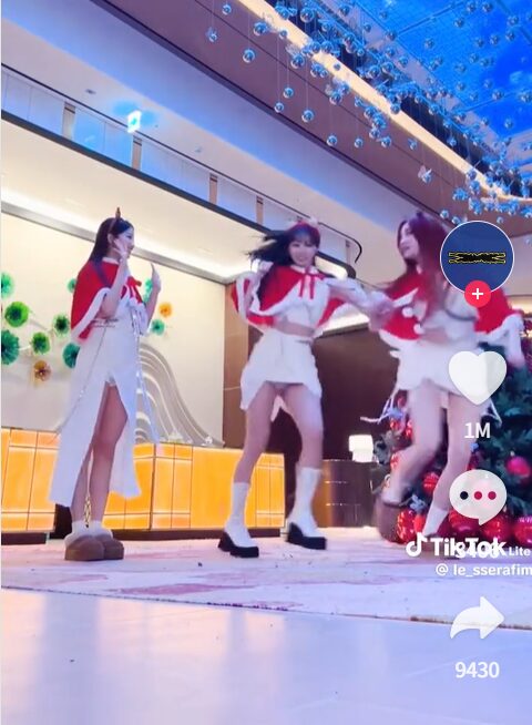 LE SSERAFIMのユンジンとカズハがソウルの初雪の銀世界でのショート動画を公開！ファンの反応は？