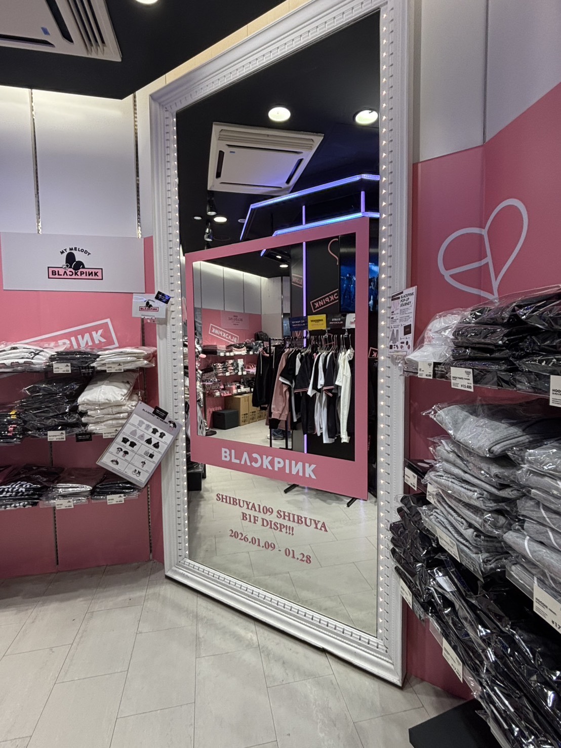 BLACKPINKが渋谷109とコラボ！詳しいイベント内容や限定アイテムは？