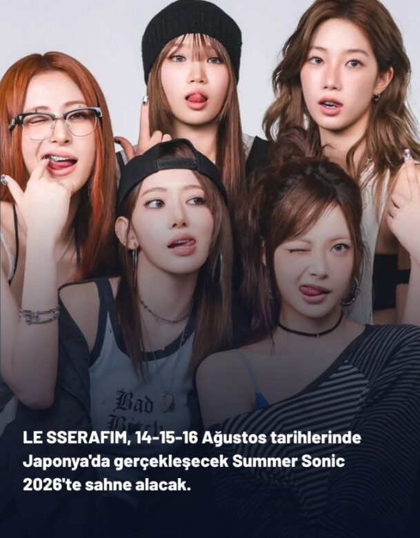 LE SSERAFIMがSUMMER SONIC 2026に初出演！ファンの反応は？