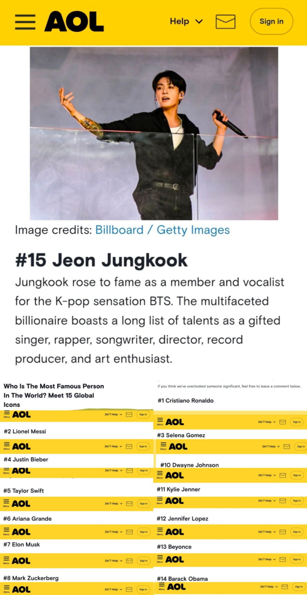 BTS(防弾少年団)のジョングクが「世界で最も有名な25人」に選出！ファンの反応は？