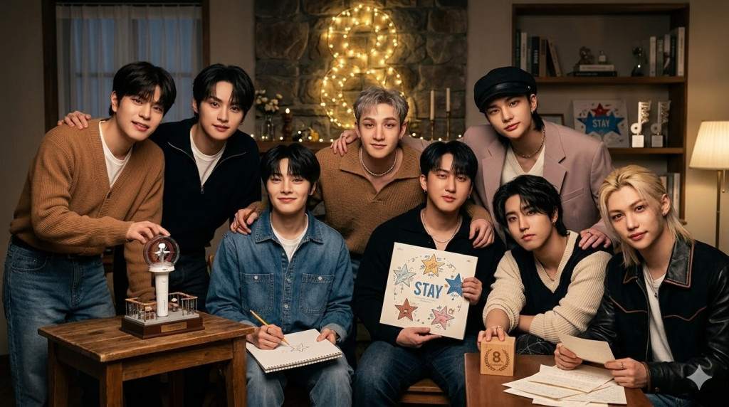 Stray Kidsがデビュー8周年記念のデジタルシングル「星、光（STAY）」を発売！その詳細は？