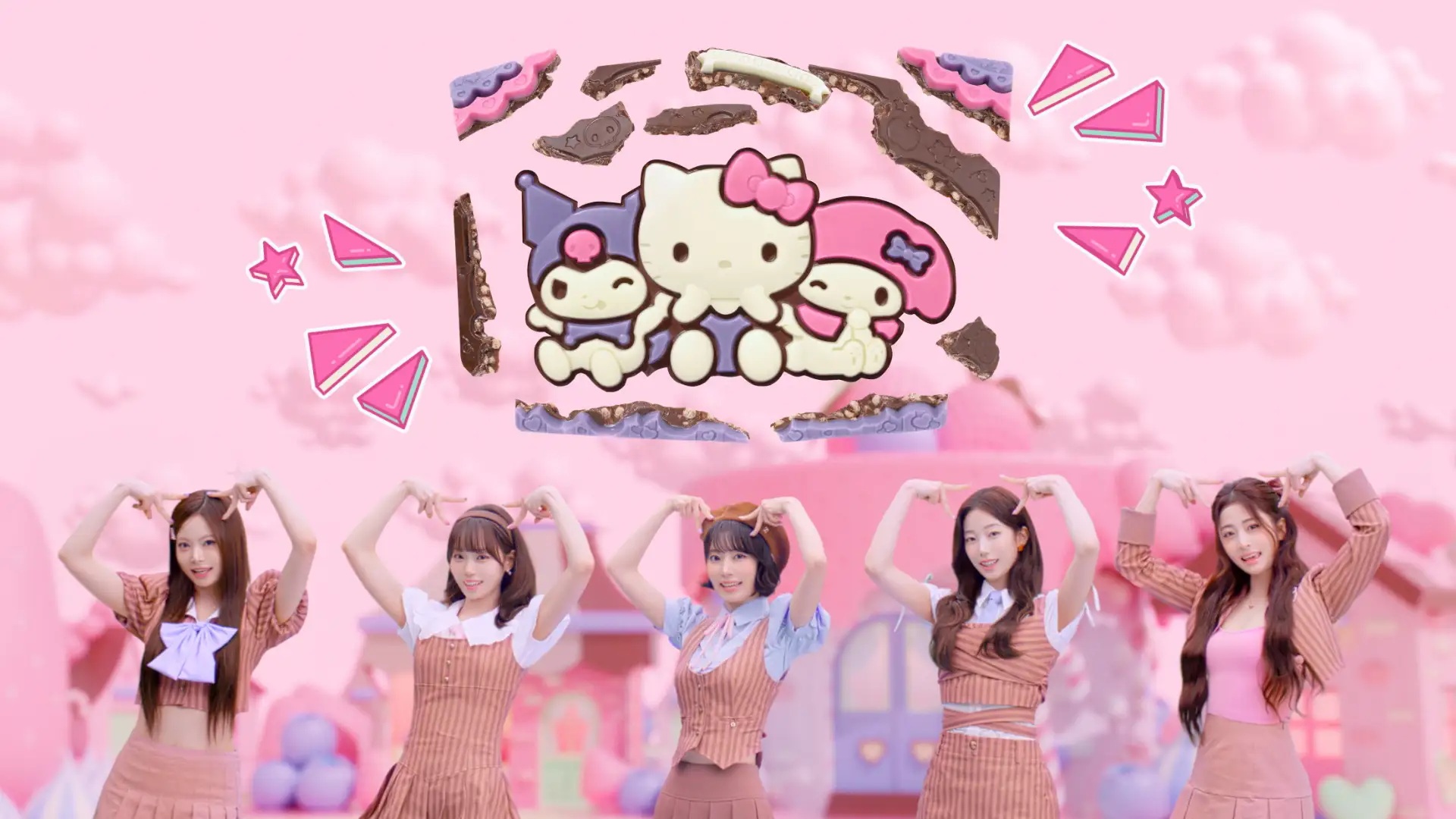 LE SSERAFIMがCMでサンリオキャラクターズと共演！その詳細は？