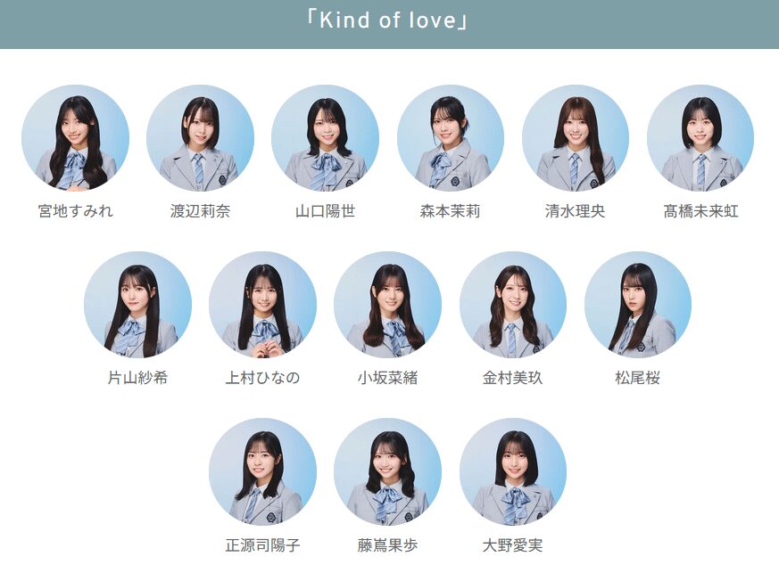 日向坂46の新曲「Kind of love」のMV公開！ファンの反応は？