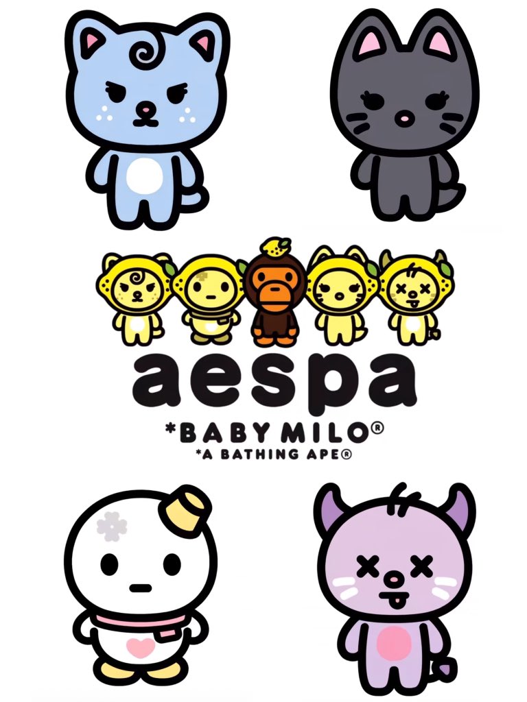 aespa(エスパ)がA BATHING APEとコラボ!コラボコレクションを調べてみた!