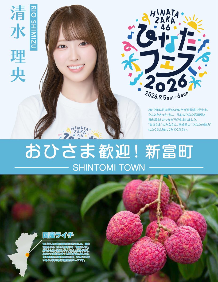 日向坂46と宮崎県内26市町村がコラボ!オリジナルポスターの詳細を調べてみた!
