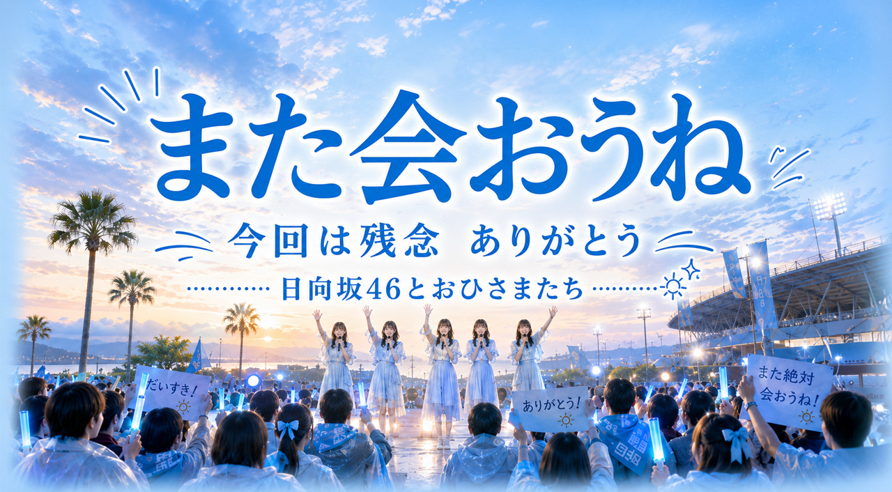 日向坂46が「ひなたフェス2026」台風の影響で中止!緊急生配信決定!