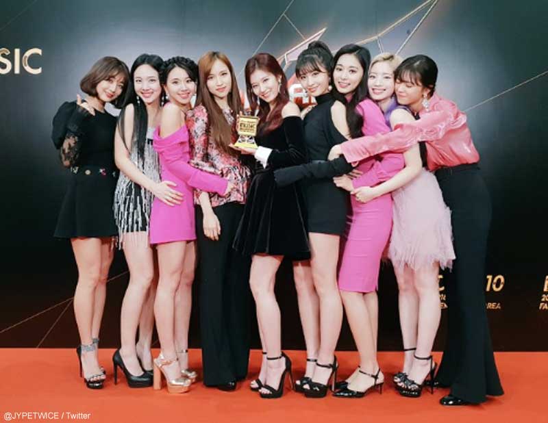TWICE、MAMA『女性グループ賞』10年連続ノミネートが途切れる!候補者発表に集まる注目!