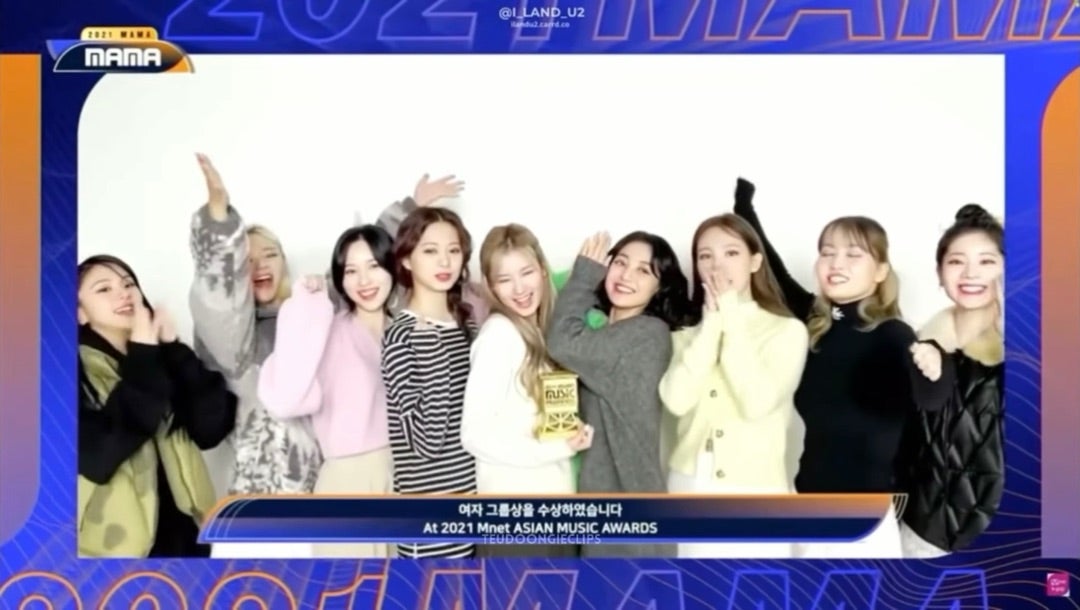TWICE、MAMA『女性グループ賞』10年連続ノミネートが途切れる!候補者発表に集まる注目!